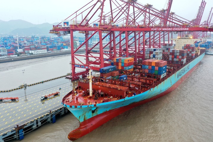 China's major ports see steady growth in container throughput in May