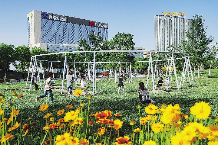 Eco-friendly model city has taken root in Tianjin