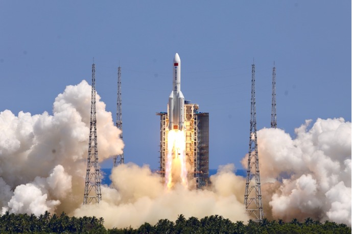 China launches Wentian space lab