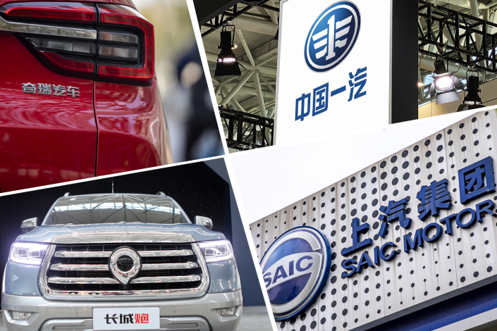 Top 10 Chinese auto companies from Jan to May