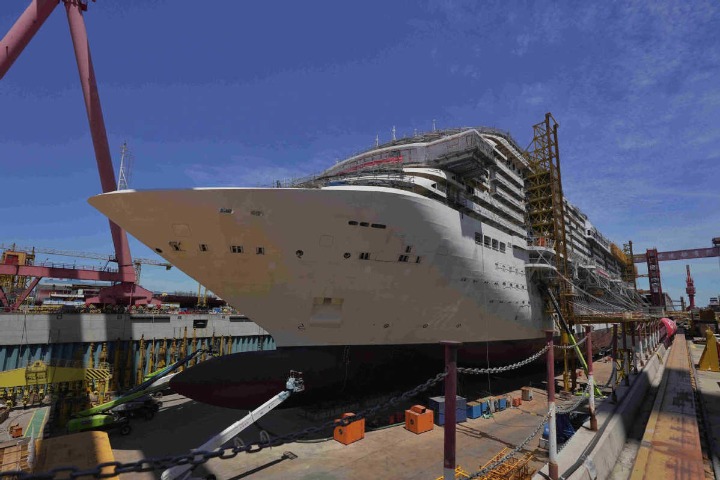 Work starts on nation's 2nd domestically built cruise ship