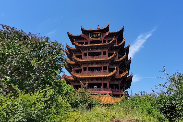 Yellow Crane Tower is landmark of Wuhan