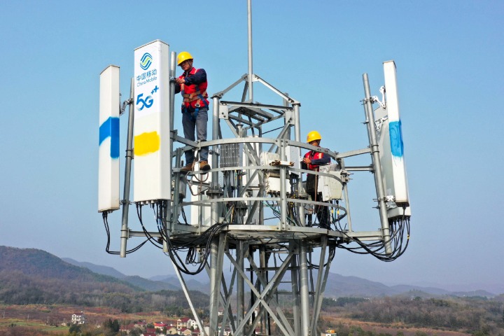 China sees steady progress in 5G base station construction