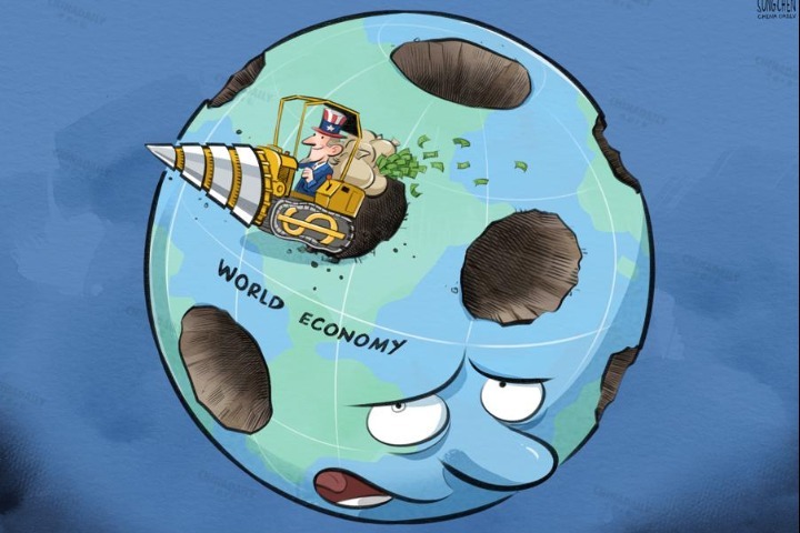 US puts world economy in danger