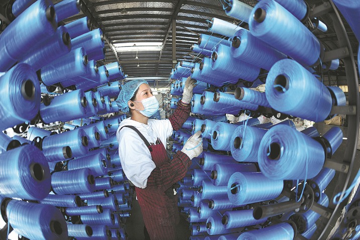 Industrial output enjoys robust month on policies