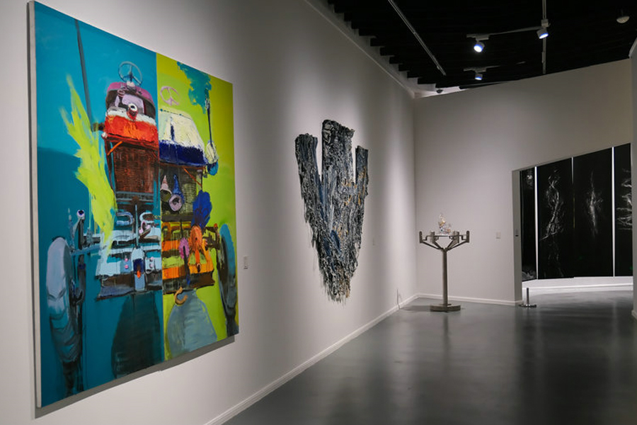 Possibilities of materials explored at contemporary art exhibition