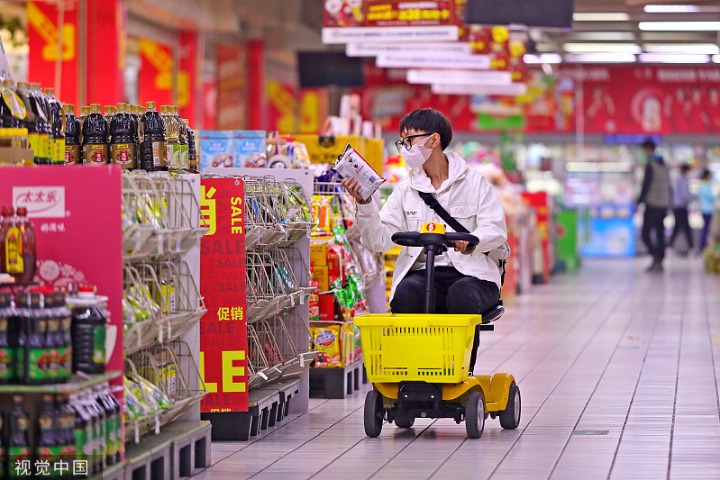 China's consumer inflation eases to eight-month low