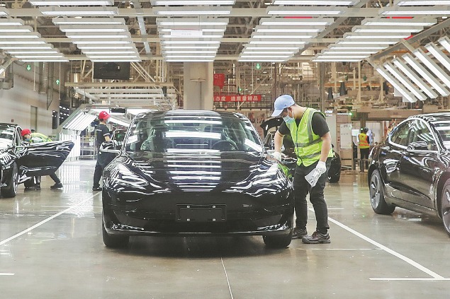 Tesla suspends production for maintenance at Shanghai plant