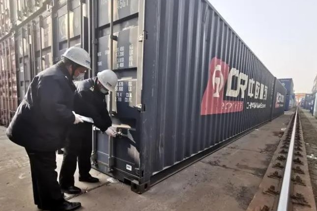 Shanghai launches first China-Europe cargo train of 2023