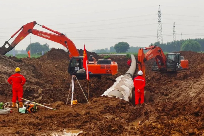 Gas pipeline completed for North China