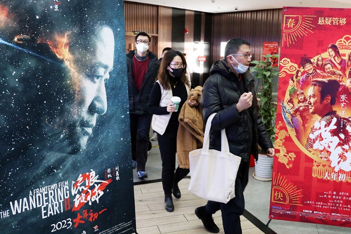 China's movie box office tops 6.7 bln yuan during Spring Festival holiday