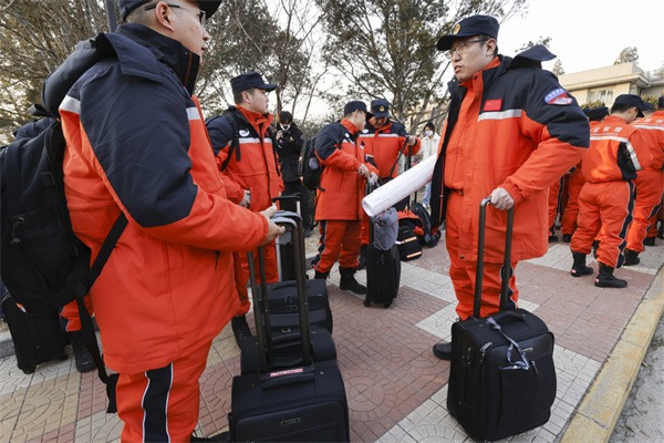 China sends 82-member rescue team to aid Turkiye quake relief
