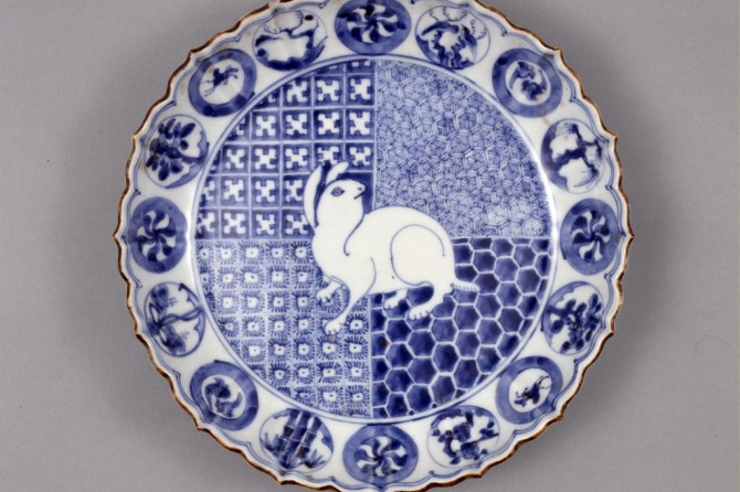 Ming Dynasty “rabbit plate”