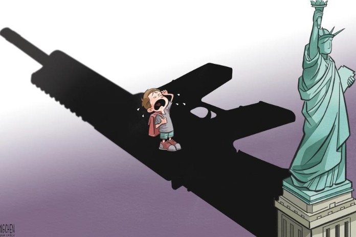 The shadow of US' gun violence