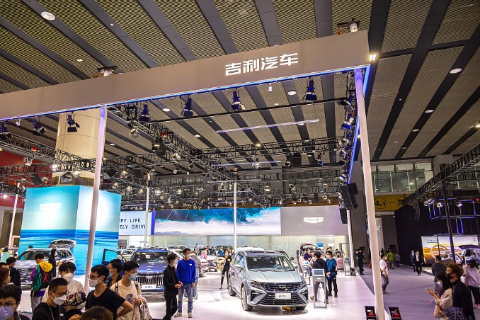 Geely unveils high-end NEV series to stay competitive