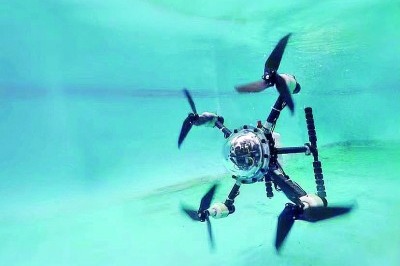 A drone that can swim