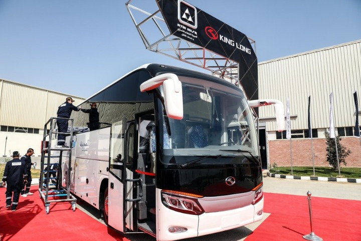 Chinese, Saudi companies open bus assembly plant in Egypt