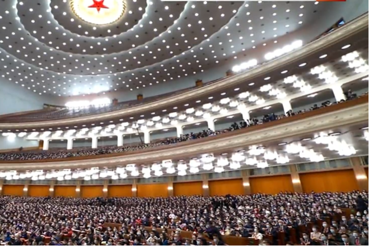 Watch it again: 14th NPC's annual session holds closing meeting
