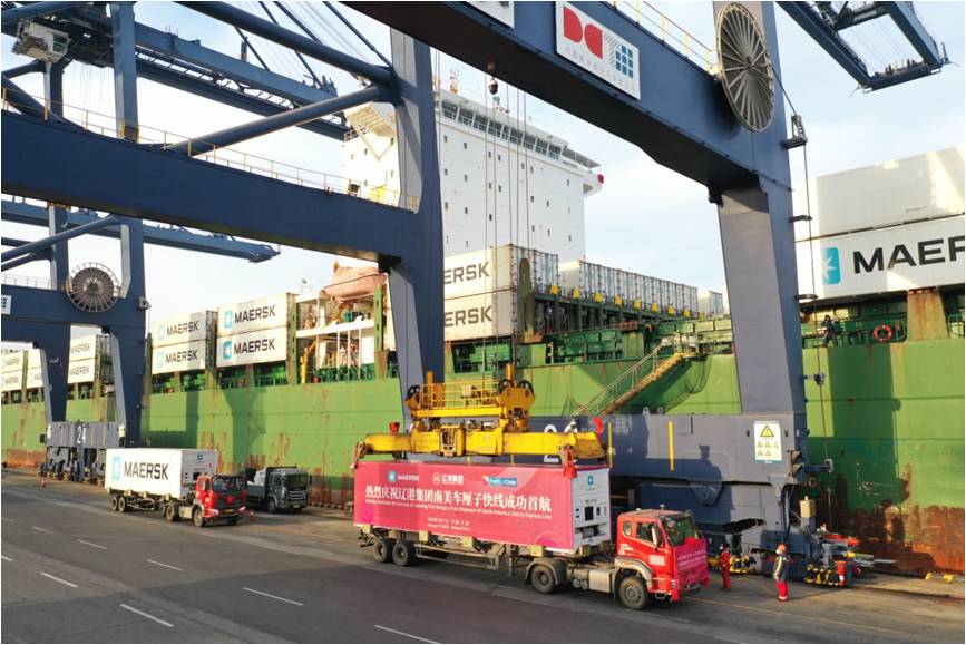 Chilean cherries arrive at Dalian port via 'sea express'
