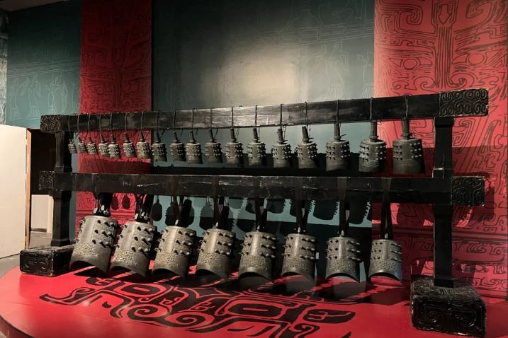 Ancient Chinese music cultural relics on display in Tianjin