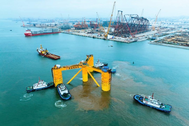 China achieves new milestone in wind power platform