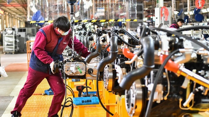 China's factory activity moderates