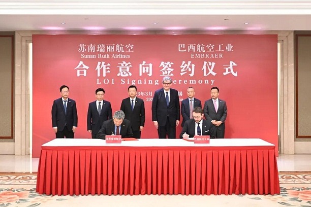 Wuxi airlines partners with Brazilian counterpart