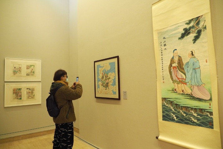 Beijing exhibit chronicles Ren Menglong’s art achievements