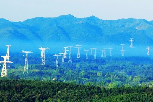 Major project of China's west-to-east power transmission program starts operation