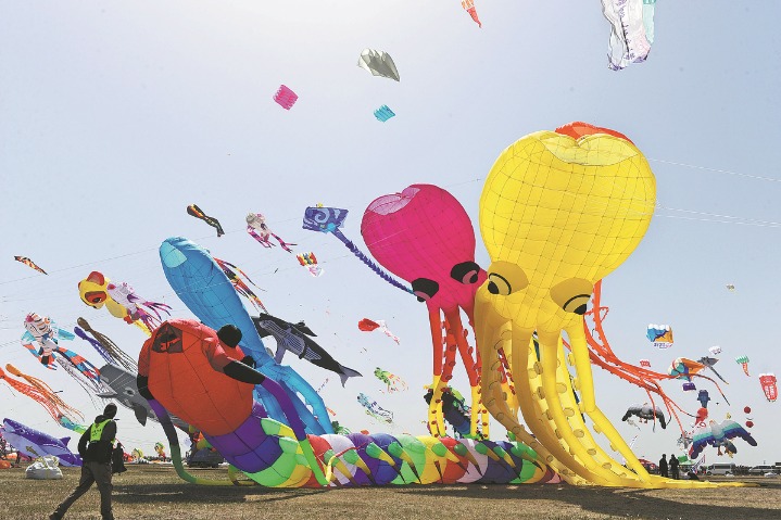 Kites rise to festive occasion