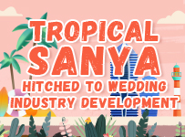 Tropical Sanya hitched to wedding industry development