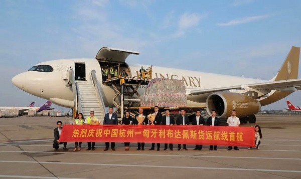 Hangzhou opens first direct cargo route to Budapest