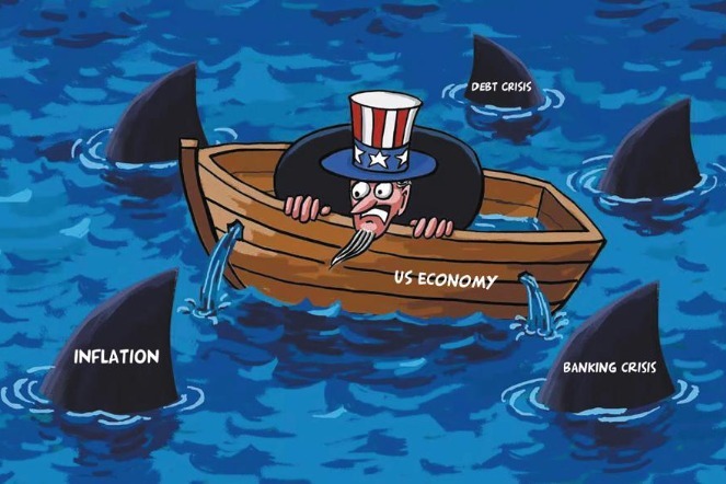 US a sinking ship