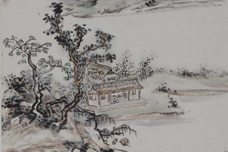Tianjin exhibit features Huang Binhong’s paintings and calligraphy