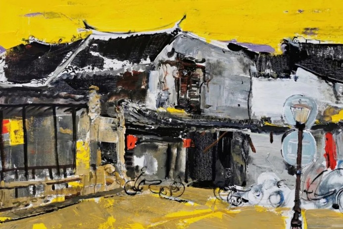 Liaoning exhibit presents local artists’ oil paintings