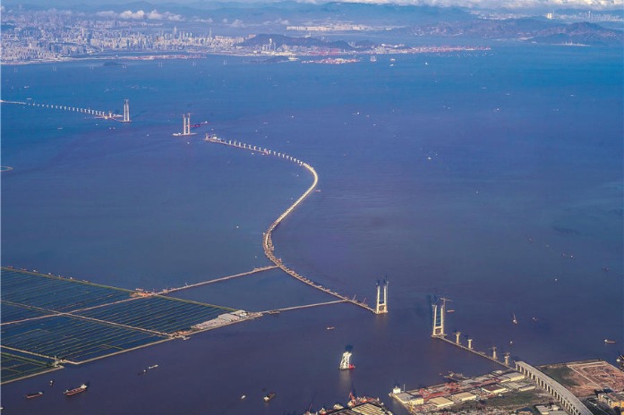 China takes major step toward completing Shenzhen-Zhongshan bridge