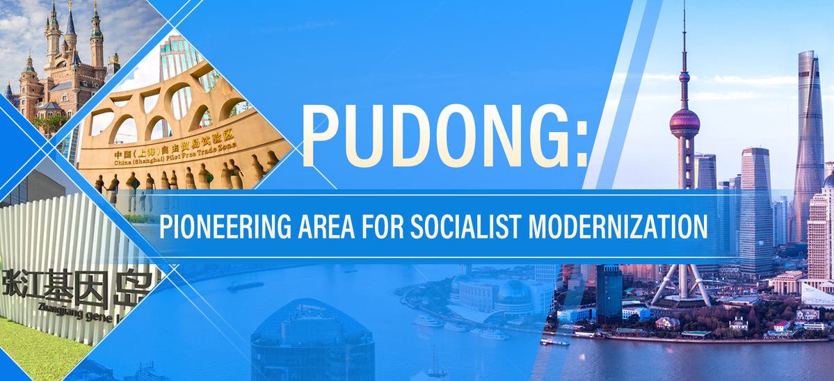 Pudong: Pioneering area for socialist modernization
