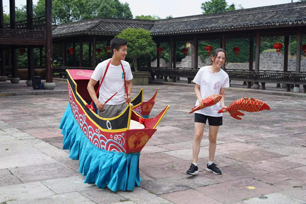 Sailors from Singapore join Dragon Boat activities