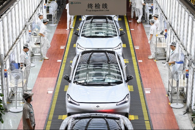 China tops NEV market with 20 millionth vehicle rolling off production line