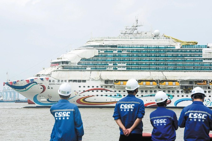 China's shipbuilding industry sees large growth