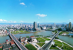 A major coastal city of Zhejiang province