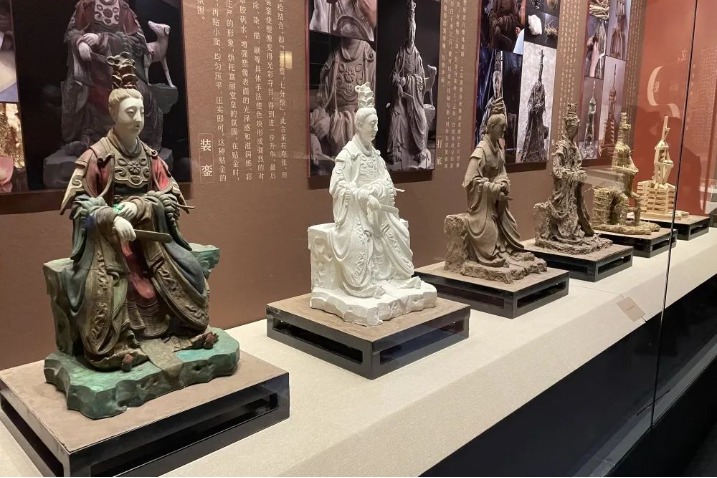 Shanxi exhibit highlights ancient local painted sculptures and murals