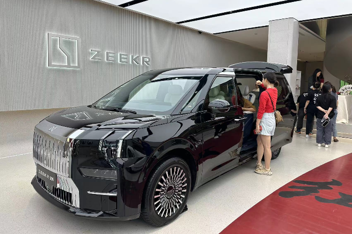 EV maker Zeekr's largest showroom opens in Beijing
