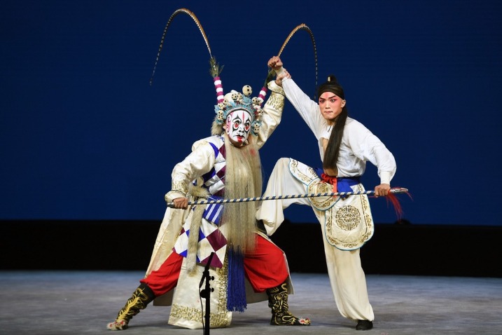 Peking Opera work with electrifying martial arts staged in Fujian