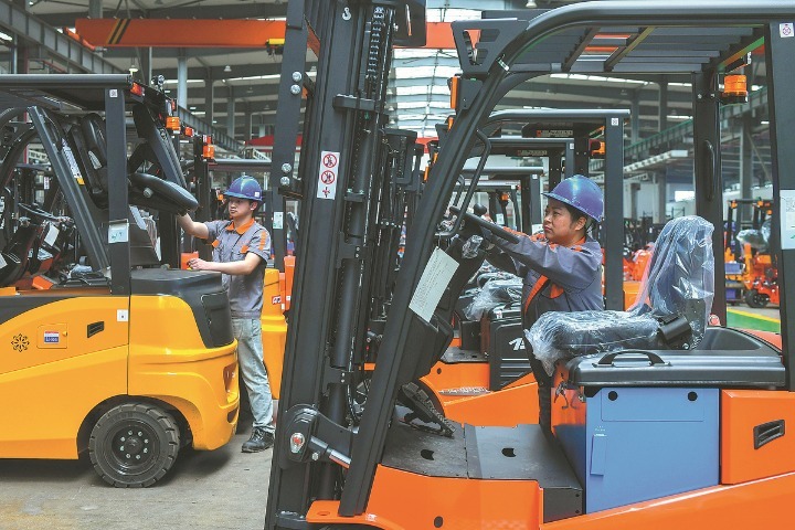China's June factory activity improves marginally