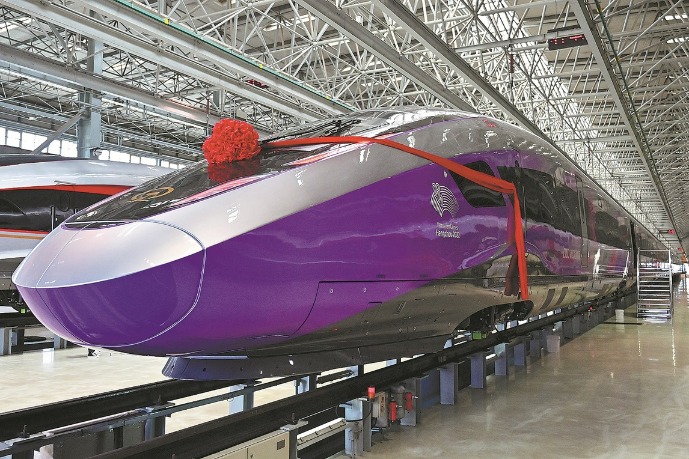 Special bullet train for Asian Games unveiled