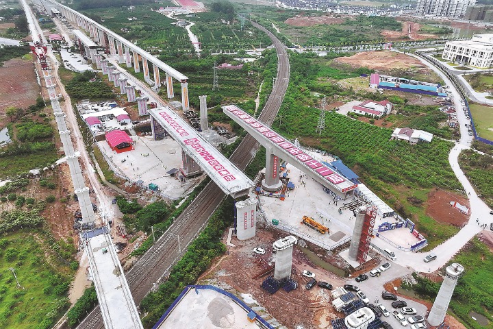 Yangtze region high-speed railway projects hit significant milestones