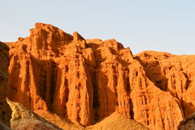 A large expanse of Tulin landforms recently found in Zhangye