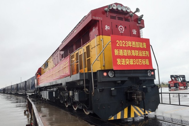 China's rail-sea intermodal trains to make over 9,000 trips in 2023