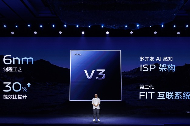 Vivo unveiled 6nm imaging chip V3